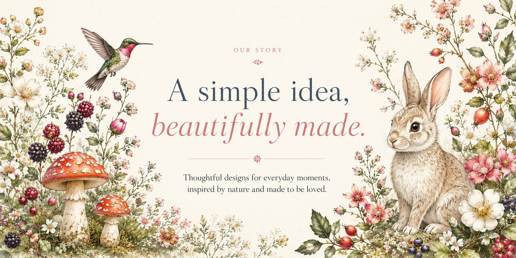 Our Story — A simple idea, beautifully made